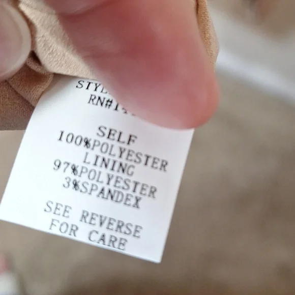 NWT DAVI & DANI Beige Snake Print Dress (Runs Small) ( BUY IT NOW) - Picture 5 of 5